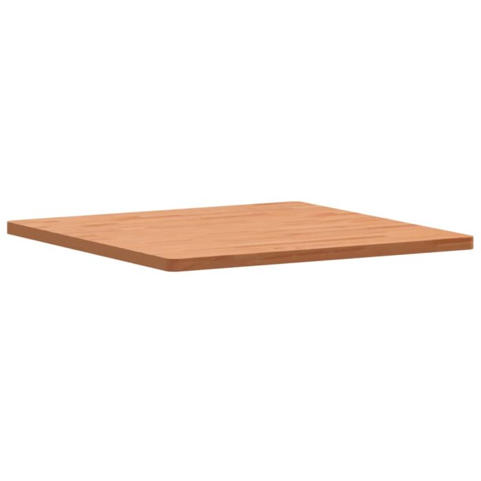 Dessus de table 70x70x2,5 cm carré bois massif de hêtre – Image 2