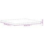 Dessus de table 70x70x2,5 cm carré bois massif de hêtre – Image 5