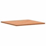 Dessus de table 80x80x2,5 cm carré bois massif de hêtre – Image 2