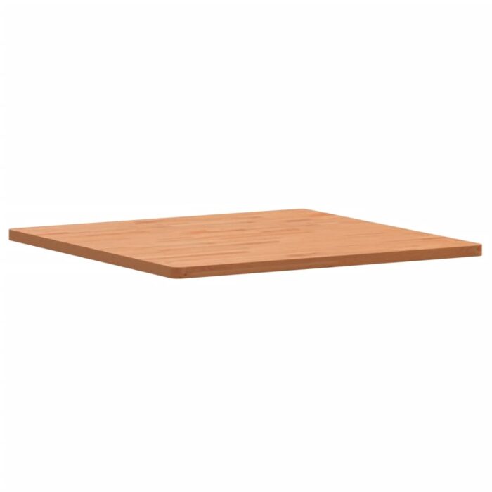 Dessus de table 80x80x2,5 cm carré bois massif de hêtre – Image 2
