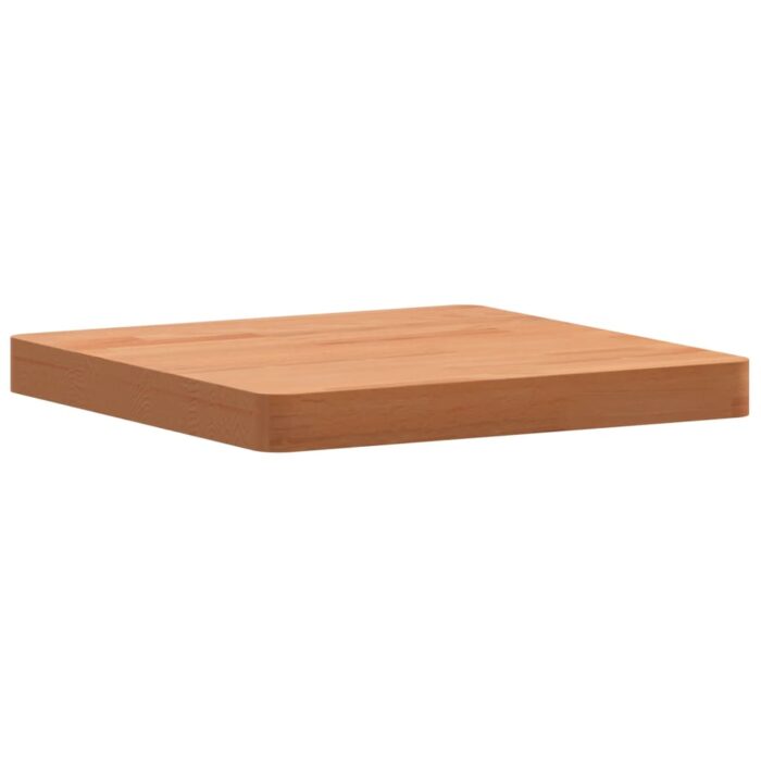 Dessus de table 40x40x4 cm carré bois massif de hêtre – Image 2