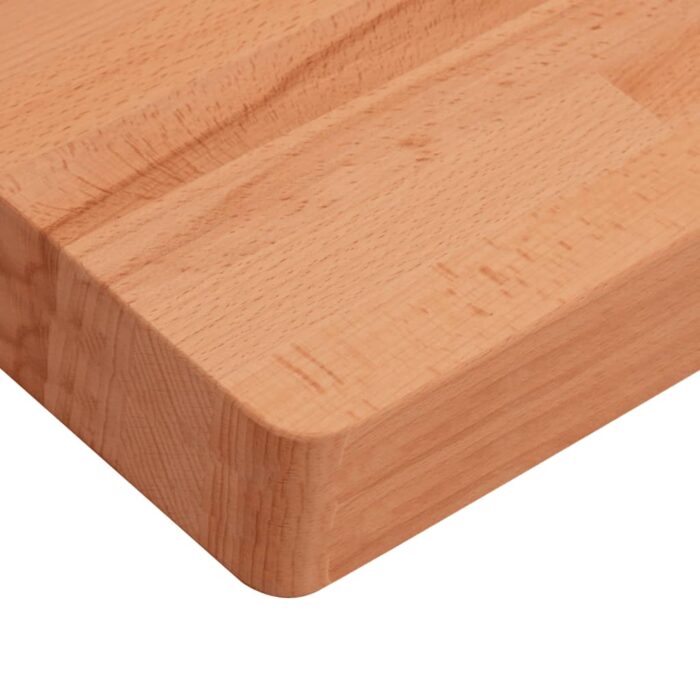 Dessus de table 40x40x4 cm carré bois massif de hêtre – Image 4