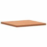 Dessus de table 80x80x4 cm carré bois massif de hêtre – Image 2