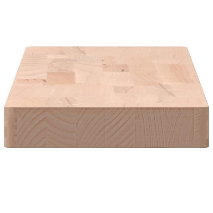 Étagère murale 80x20x4 cm bois massif de hêtre – Image 3