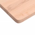 Dessus de bureau 100x(45-50)x2,5 cm bois massif de hêtre – Image 5