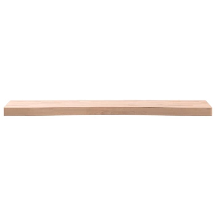 Dessus de bureau 100x(45-50)x4 cm bois massif de hêtre – Image 2