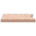 Dessus de bureau 100x(45-50)x4 cm bois massif de hêtre – Image 3