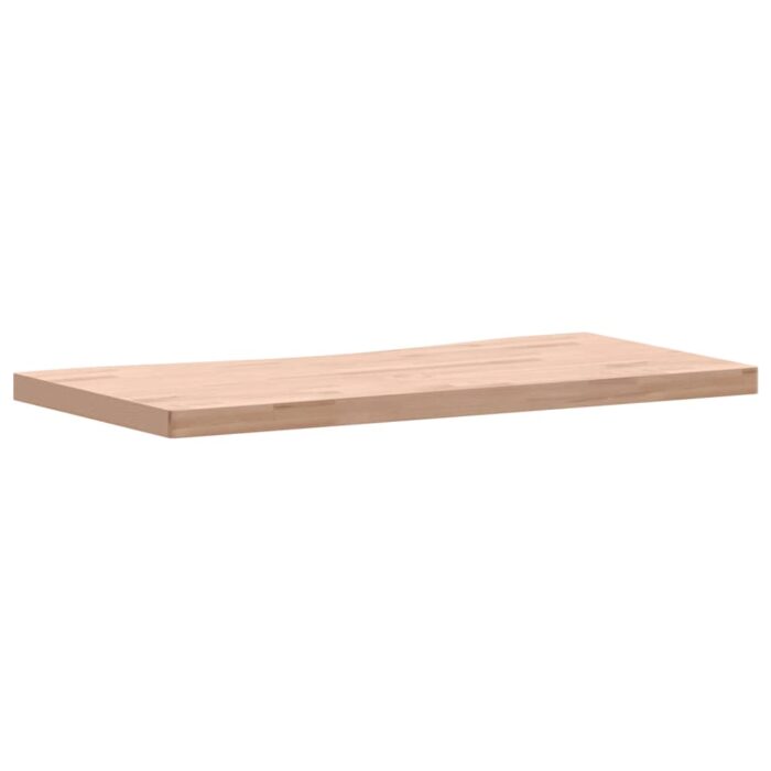 Dessus de bureau 100x(45-50)x4 cm bois massif de hêtre – Image 4