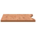 Dessus de bureau 100x(45-50)x2,5 cm bois massif de hêtre – Image 3