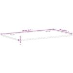 Dessus de bureau 100x50x1,5 cm bois massif de hêtre – Image 5