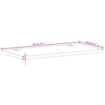 Dessus de bureau 80x40x2,5 cm bois massif de hêtre – Image 5