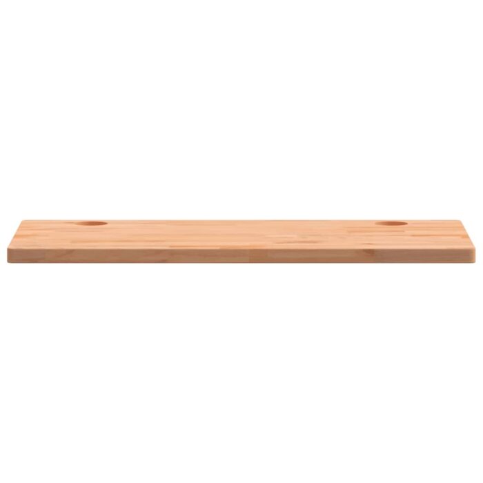 Dessus de bureau 110x55x2,5 cm bois massif de hêtre – Image 2