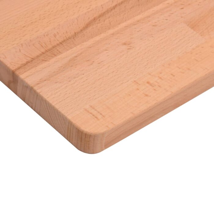 Dessus de bureau 110x55x2,5 cm bois massif de hêtre – Image 4