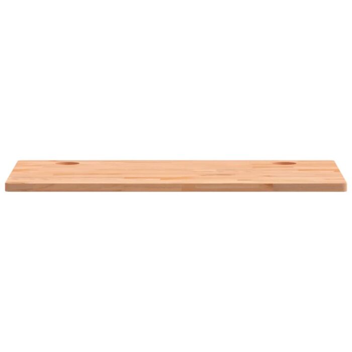 Dessus de bureau 110x60x2,5 cm bois massif de hêtre – Image 2