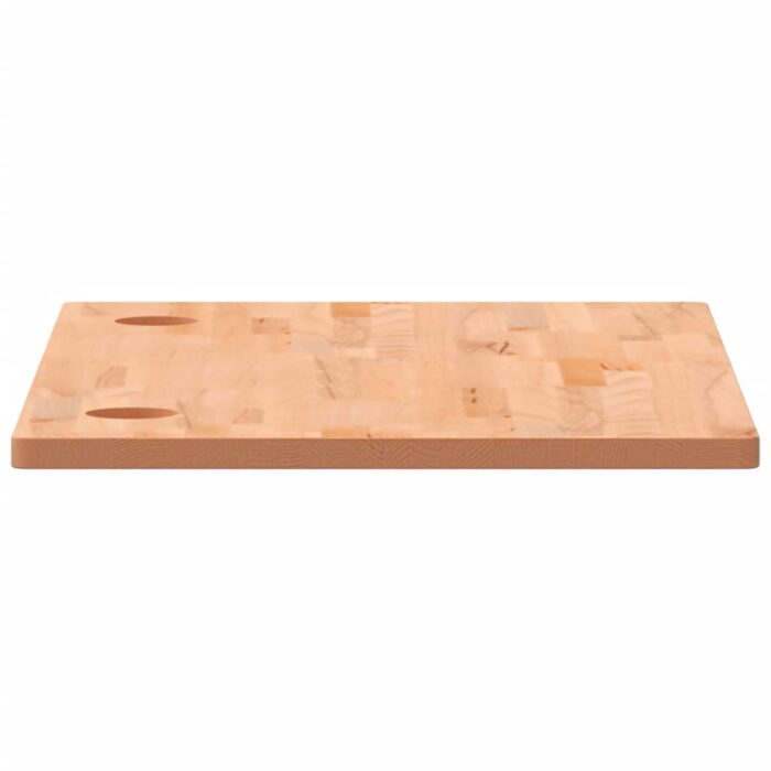 Dessus de bureau 110x60x2,5 cm bois massif de hêtre – Image 3