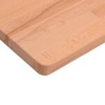Dessus de bureau 110x60x2,5 cm bois massif de hêtre – Image 4