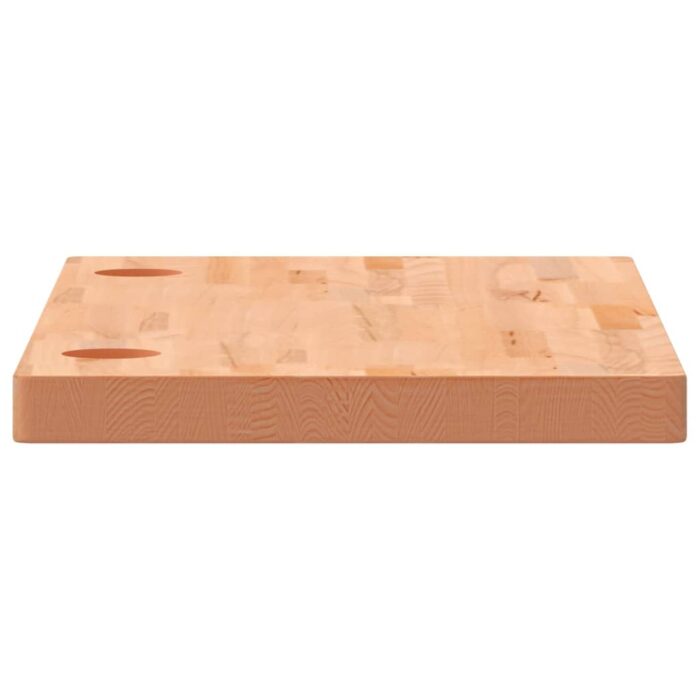 Dessus de bureau 110x55x4 cm bois massif de hêtre – Image 3