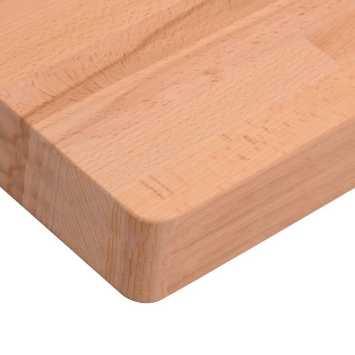 Dessus de bureau 110x55x4 cm bois massif de hêtre – Image 4
