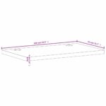 Dessus de bureau 110x55x4 cm bois massif de hêtre – Image 5