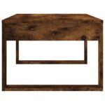 Table basse chêne fumé 102x50x35 cm bois d'ingénierie – Image 3