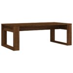 Table basse chêne marron 102x50x35 cm bois d'ingénierie – Image 4