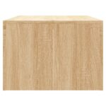 Table basse chêne sonoma 102x50x36 cm bois d'ingénierie – Image 3