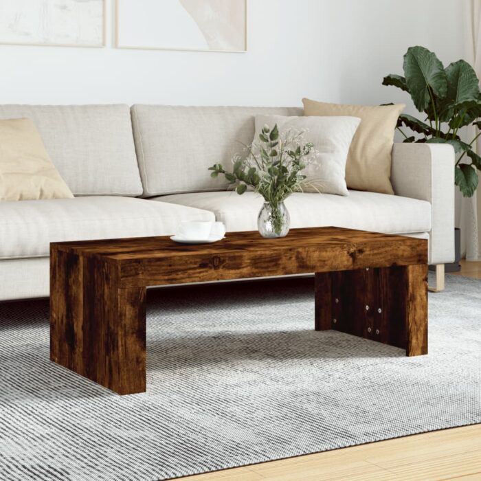 VXL8720845920371_m_en_hd_1.jpg Table basse chêne fumé 102x50x36 cm bois d'ingénierie – Image 1
