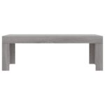 Table basse sonoma gris 102x50x36 cm bois d'ingénierie – Image 2