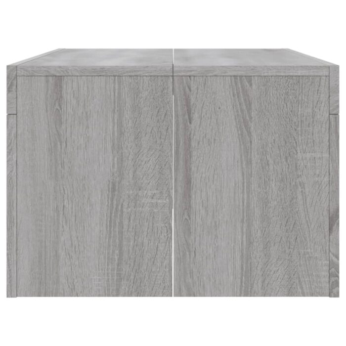 Table basse sonoma gris 102x50x36 cm bois d'ingénierie – Image 3