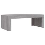 Table basse sonoma gris 102x50x36 cm bois d'ingénierie – Image 4