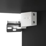 Armoire à miroir avec LED noir 70x16,5x60 cm – Image 10