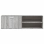 Meuble TV sonoma gris 120x34x37 cm bois d'ingénierie – Image 2