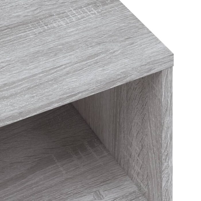 Meuble TV sonoma gris 120x34x37 cm bois d'ingénierie – Image 5