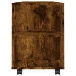 Meuble TV chêne fumé 102x34,5x43 cm bois d'ingénierie – Image 5