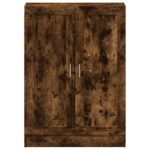 Bibliothèque chêne fumé 82,5x30,5x115 cm bois d'ingénierie – Image 4