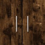 Bibliothèque chêne fumé 82,5x30,5x115 cm bois d'ingénierie – Image 7