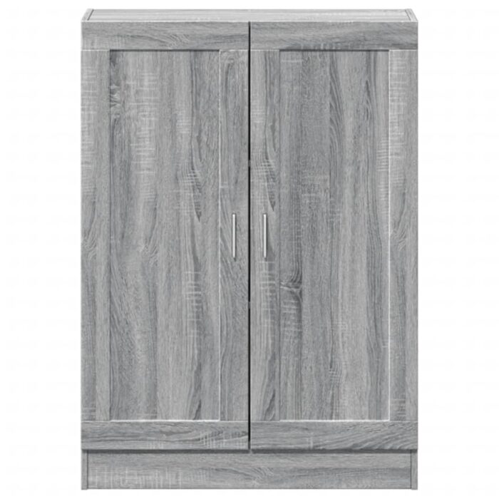 Bibliothèque sonoma gris 82,5x30,5x115 cm bois d'ingénierie – Image 4