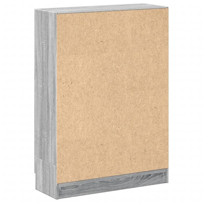 Bibliothèque sonoma gris 82,5x30,5x115 cm bois d'ingénierie – Image 6