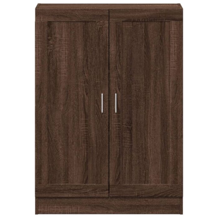 Bibliothèque chêne marron 82,5x30,5x115 cm bois d'ingénierie – Image 4