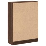 Bibliothèque chêne marron 82,5x30,5x115 cm bois d'ingénierie – Image 6