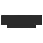 Table basse noir 100x49,5x31 cm bois d'ingénierie – Image 2