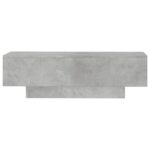 Table basse gris béton 100x49,5x31 cm bois d'ingénierie – Image 2