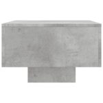 Table basse gris béton 100x49,5x31 cm bois d'ingénierie – Image 3