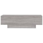 Table basse sonoma gris 100x49,5x31 cm bois d'ingénierie – Image 2