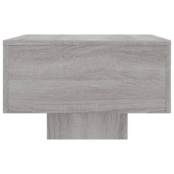 Table basse sonoma gris 100x49,5x31 cm bois d'ingénierie – Image 3