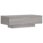 Table basse sonoma gris 100x49,5x31 cm bois d'ingénierie – Image 4