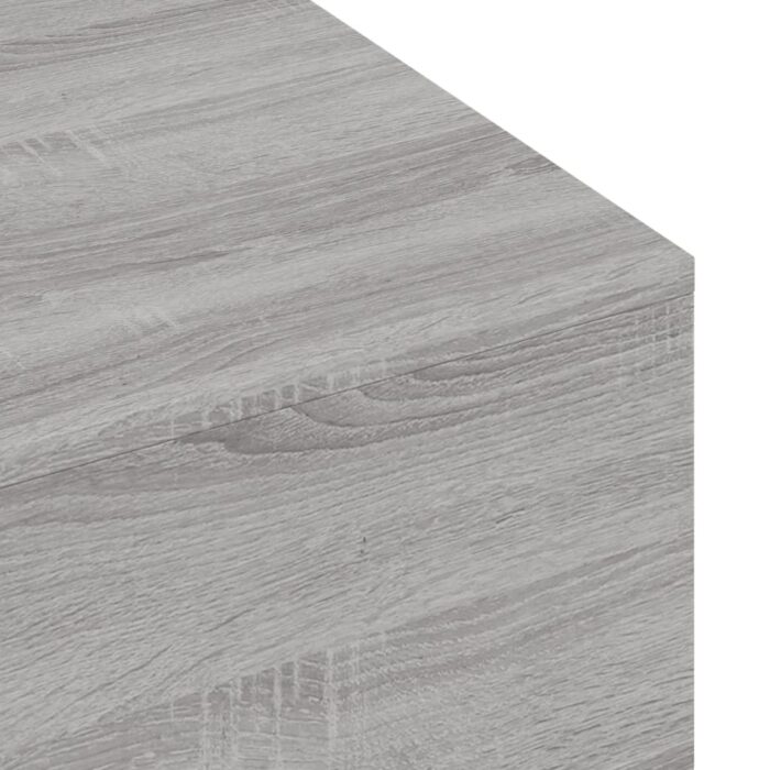 Table basse sonoma gris 100x49,5x31 cm bois d'ingénierie – Image 5