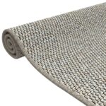 Tapis de couloir aspect sisal taupe 80x150 cm – Image 3
