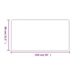 Tapis de couloir aspect sisal taupe 80x150 cm – Image 4
