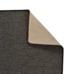 Tapis de couloir aspect sisal anthracite 80x150 cm – Image 2